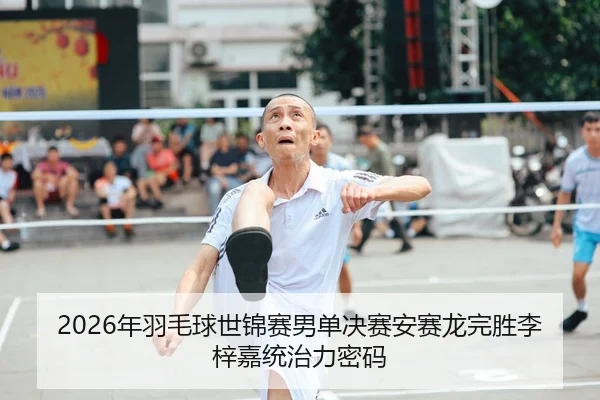 2026年羽毛球世锦赛男单决赛安赛龙完胜李梓嘉统治力密码